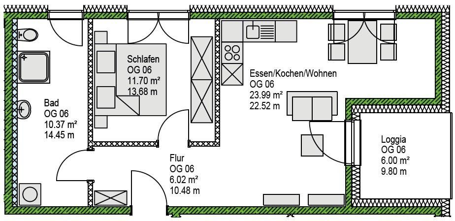 DAS STAUFFENBERG - 1. OG APP 6 - KFW40 QNG - Abitare con qualità. Trarre vantaggio in modo durevole. – Foto 5