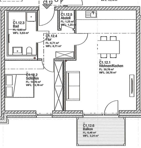 Erstbezug: Moderne Obergeschosswohnung mit Balkon sowie energieeffizientem Wohnkomfort – Foto 1