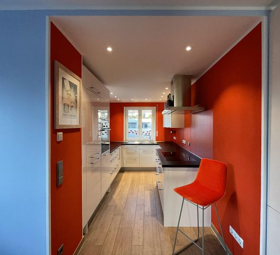 Blick in die offen Küche 