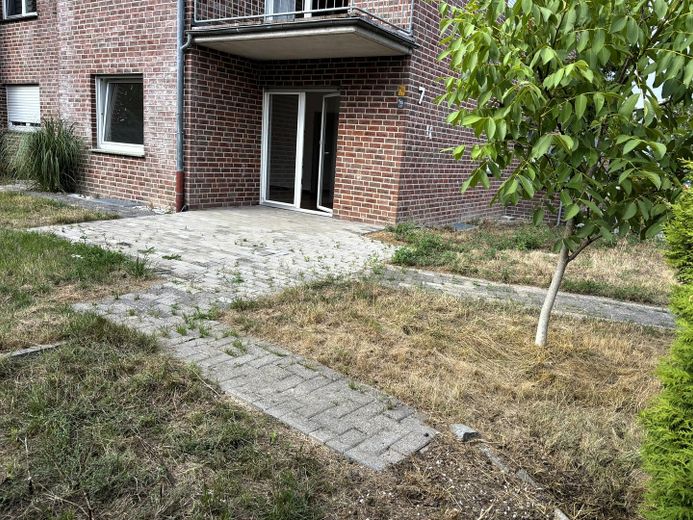 Helle 3-Zimmer-EG-Wohnung mit Terrasse und großem Garten – 48366 Laer – Terrasse