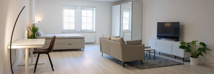Erstbezug nach Sanierung - 72,5m² modernes Wohnfeeling – Offener Wohn- & Schlafbereich