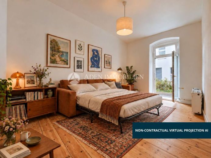Bezugsfrei! 1 Zimmer, Altbau, mit Dielen & Südwest-Terrasse! – Foto 1