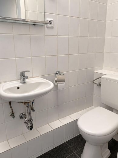Ffm-Sachsenhausen: seltene Gelegenheit! 3 ZKB im EG, 93m² mit großer Terrasse + 75m² Grünfläche! – Gäste WC