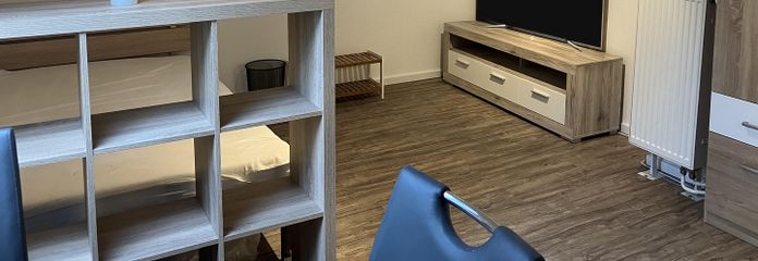 Möbliertes Wohnzimmer