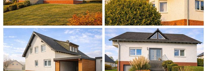 Großzügiges Einfamilienhaus mit Sauna und viel Platz im Hunsrück – Haus Collage