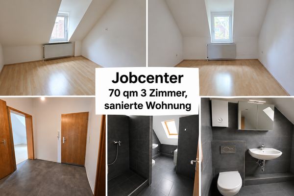 Jobcenter – جوب سنتر – Джобцентер – deine neue Wohnung ist fertig!