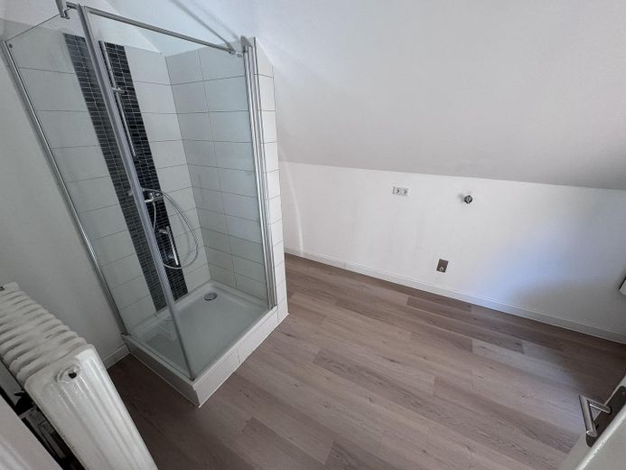 Frisch renovierte 4-Zimmer-Wohnung mit Balkon in zentraler Lage von Flensburg – Badezimmer - 1