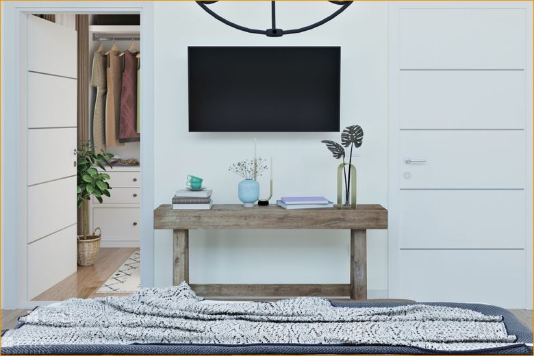 Schlafzimmer Blick Ankleide