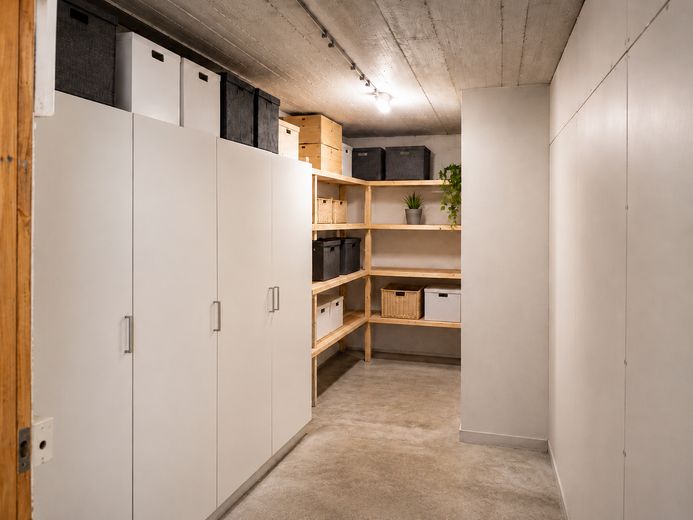 Provisionsfrei: Großzügige 4-Zimmer-Wohnung mit Balkon & Stellplatz in Neu-Ulm-Ludwigsfeld – Keller (mit KI aufgeräumt)