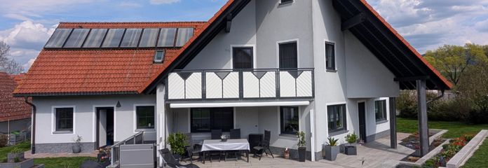 Hausansicht Terrasse