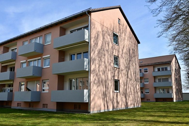 Hochwertig sanierte 2ZKB-Hochpaterre-Wohnung mit Balkon – Ansicht Balkon