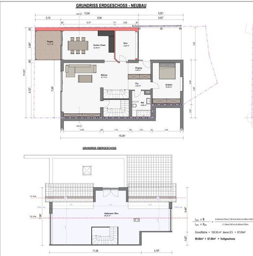 Luxus-Erstbezug nach Kernsanierung | 4 Zimmer | großzügiges Wohnen – Grundrisse
