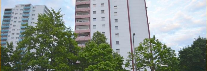 3-Zimmer-Wohnung mit Balkon, EBK & Weitblick im 11. OG – modernisiert und barrierefrei – Außenansicht