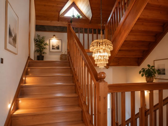 Einfamilienhaus mit 1.600 qm großem Grundstück; Privatverkauf - faires Angebot willkommen – Treppe 