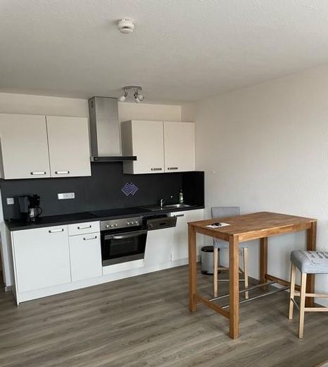 Modern und Gemütlich, Pendlerwohnung, 1-Raum Appartement im Denkmalhof, komplett ausgestattet – Esstheke / Sitztheke