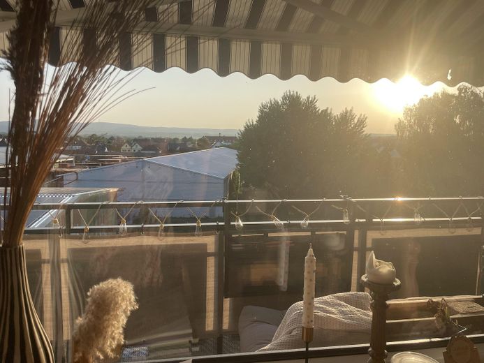Balkon mit Fernblick
