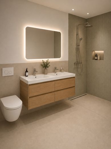 WE 2: Badezimmer Entwurf