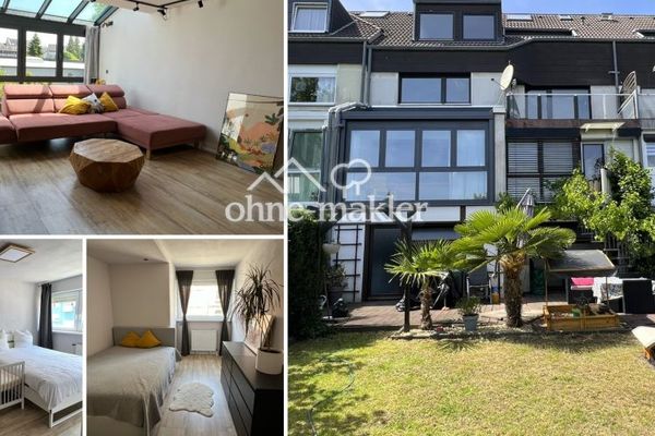 Living with the feeling of a house – 4 rooms with approx. 150 m² private garden, conservatory, garage and parking space
