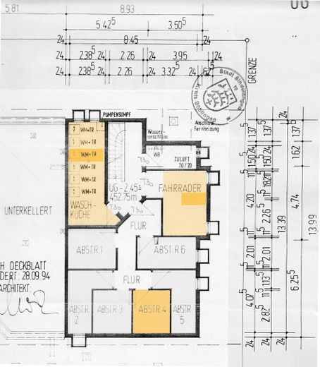 Keller, Waschküche, Fahhräder