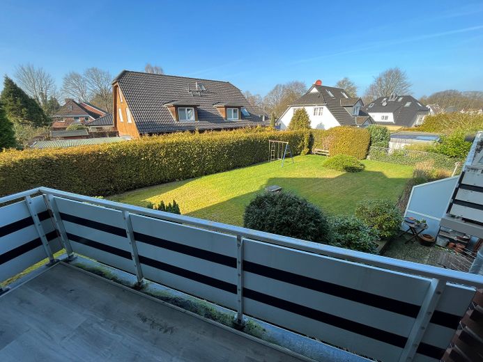 Blick vom Balkon