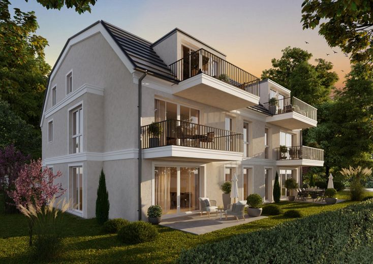 Elegant und modern, ihr Wohnglück mit großer Dachterrasse – Außenansicht