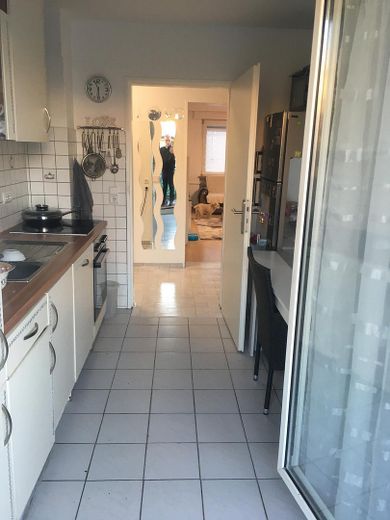 Küche Ansicht von Balkon