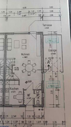 Doppelhaushälfte im Zentrum von Frechen mit Garage und Garten – Grundriss Erdgeschoß