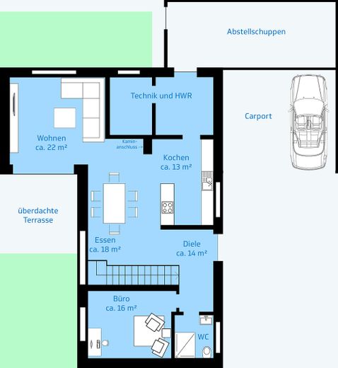 Grundriss Erdgeschoss