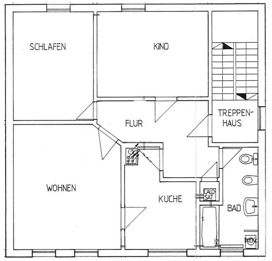 ab Juli: schöne Dreizimmerwohnung mit Garten für Studenten und Paare – 3R-72