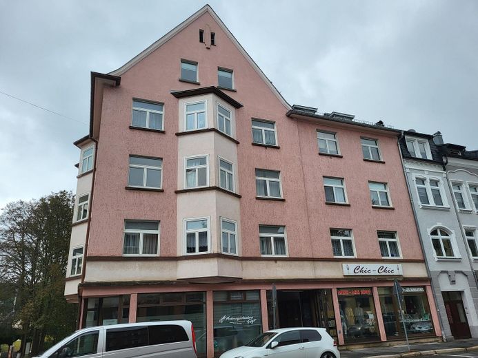 Neu sanierte 2-Raum Wohnung im Zentrum von Rodewisch – Frontansicht
