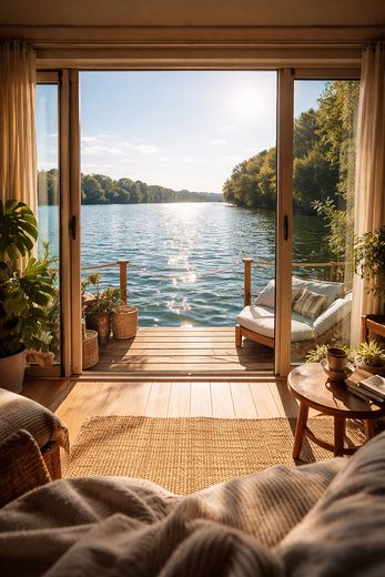 Aussicht aus dem Wohnzimmer