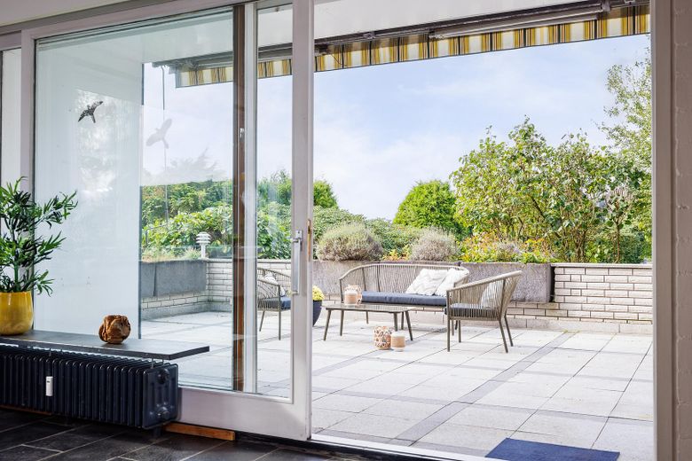 Blick auf die Terrasse