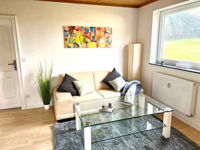 Wohnzimmer mit Wohnküche