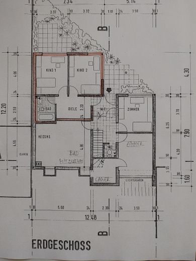 Großzügiges Reihenmittelhaus mit 222m² in Muffendorf, Einliegerwohnung und sonnigem Atriumgarten – Erdgeschoss