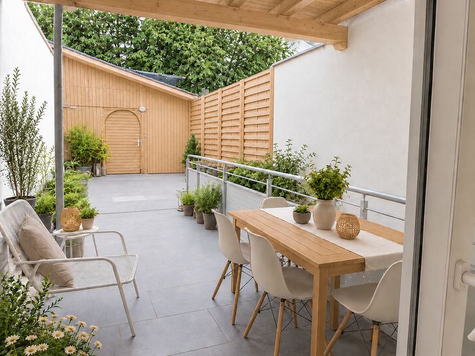 ATTENZIONE A UTILIZZATORI DIRETTI E INVESTITORI: appartamento di pregio ristrutturato con ampia terrazza – Terrasse