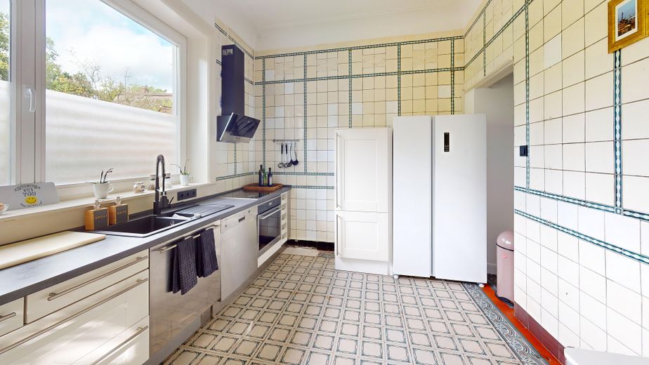 Möbliertes Haus 154 m² | 5,5 Zi | Garten | nahe Nienstedten | Wohnen auf Zeit 3–33 Monate – Küche