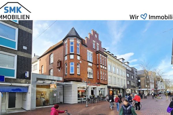 Auf die Lage kommt es an: Wohn- und Geschäftshaus mit Denkmalschutz in der Innenstadt von Gütersloh!