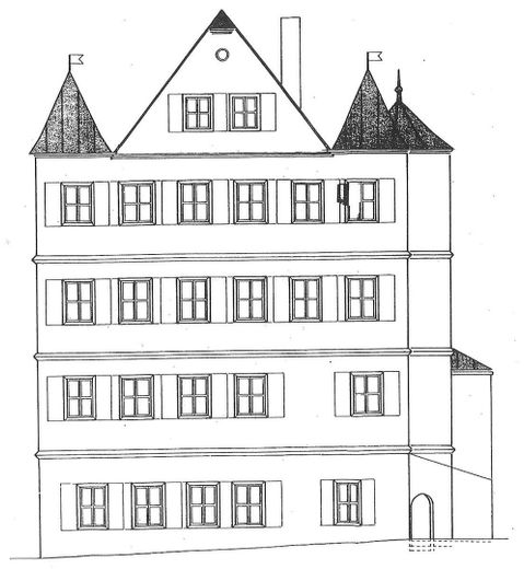Tucherschloss Feucht im Nürnberger Land – Ansicht Ost