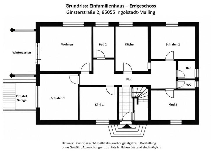 Casa unifamiliare senza provvigione su un terreno generoso – grande potenziale a Ingolstadt-Mailing – Erdgeschoss
