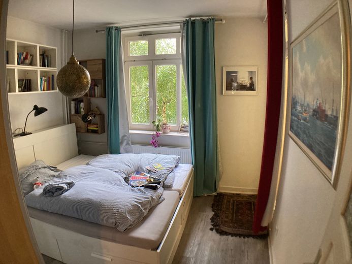 ***Top-Location: Appartment in Hamburg City Center for furnished sub-lease – Sleeping Room