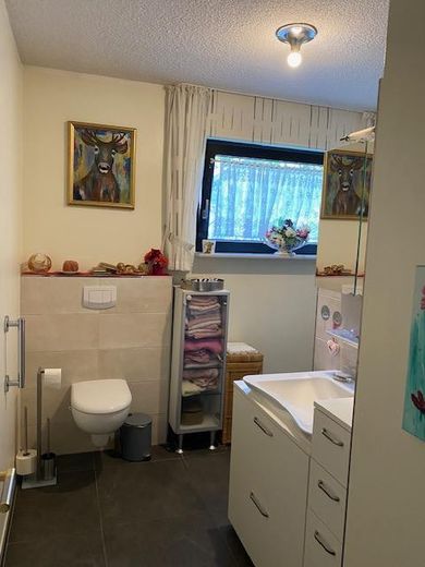 Großzügiges Zweifamilienhaus zur Eigennutzung und Kapitalanlage mit hoher Rendite – EG Badezimmer