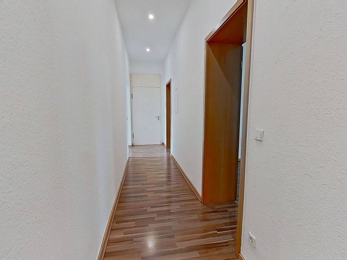 Charme automnal pour votre nouveau chez-vous - Emménagez, blottissez-vous et économisez sur le loyer hors charges : Spacieux appartement de 4 pièces avec BALCON ensoleillé – Ansicht II: Flur