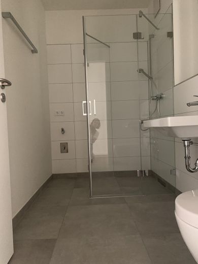 Waschmaschinenanschluß im Bad