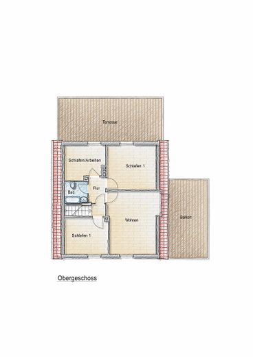 Grundriss Obergeschoss