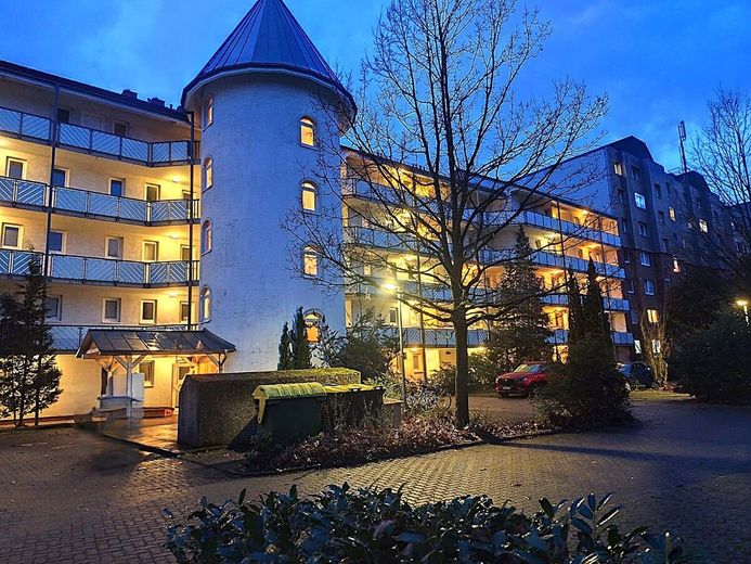 Warum noch Miete zahlen ? Einzimmerwohnung im Herzen von Rotenburg – Frontansicht