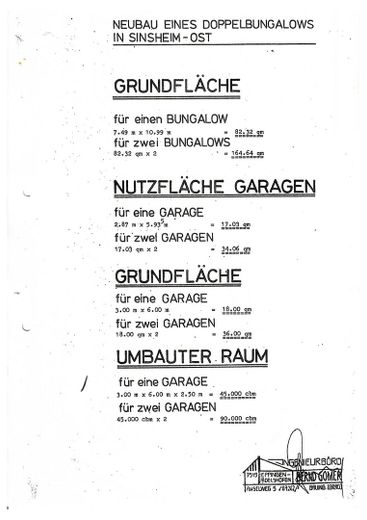 Haus in bester Südlage mit unverbaubarem Ausblick – Grundflächen