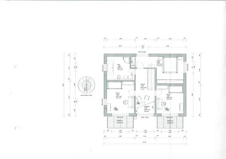 Casa d’architetto straordinaria con galleria e tecnologia energetica sostenibile in posizione soleggiata – Obergeschoss