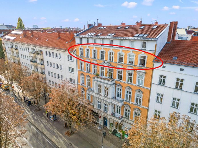 Kastanienallee 32 - Komplette 4. Etage - 217 qm - Wohnzimmer 50 qm - von privat! – Diese Etage ist es, 217 qm!