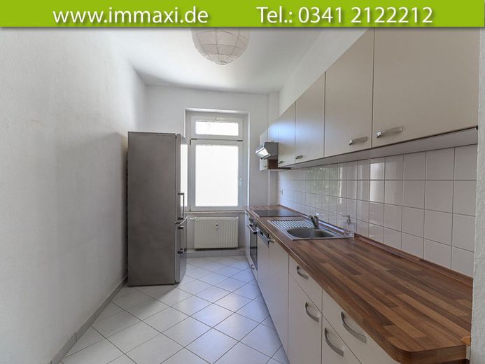 LEIPZIG-MÖCKERN + 3 RAUM WOHNUNG MIT EINBAUKÜCHE + 3.OG + AB SOFORT FREI – Küche