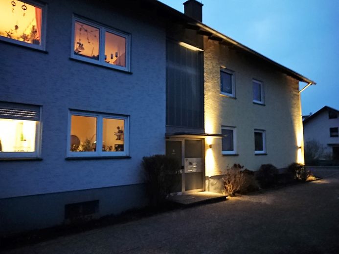 Hausansicht Nacht